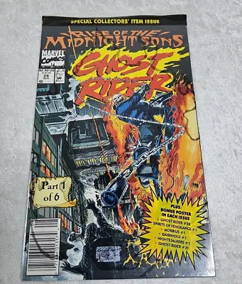Buy Ghost Rider #28 1st Rise Of The Midnight Sons 1 Special Collectors Issue 1992 • 13.30£