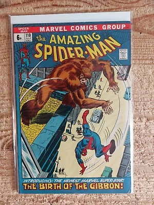 Buy Amazing Spider-man #110 1972  The Birth Of The Gibbon  Uk! Fine+ • 49.99£