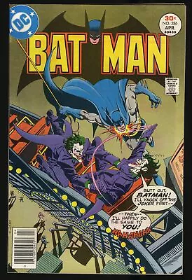 Buy Batman #286 VF- 7.5 Cover Art Jim Aparo. Joker!!! DC Comics 1977 • 36.37£