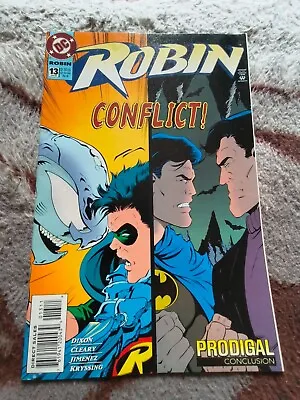 Buy Robin # 13 Nm 1995 Scarce ! Chuck Dixon  Batman Nightwing  Tim Drake Dc ! • 5£