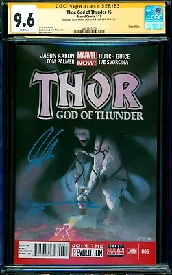 Buy Thor God Of Thunder #6 CGC SS 9.6 Signed Esad Ribic & Jason Aaron NM+ 1st KNULL • 199.84£
