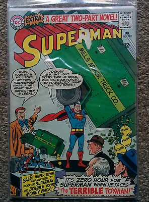 Buy Superman #182 (DC Comics)  The Terrible Toyman  Dated 1966 • 6.99£