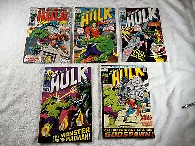 Buy Incredible Hulk #122, 141, 142, 144, 145 Key Books! Please Read Description 1969 • 79.94£