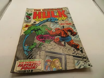 Buy The Incredible Hulk #122 | December 1969 |   LAST FIGHT FANTASTIC FOUR • 103.26£