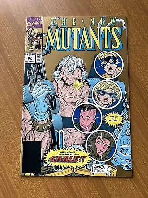 Buy New Mutants #87 Second Print 1st Appearance Cable Marvel Comics Gold Cover 1990 • 9.95£