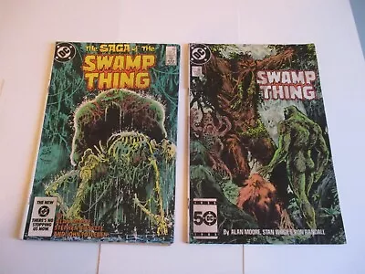 Buy Swamp Thing 28+47 Alan  Moore/Steve Bissette/Ron Randall 1984 FN+ • 5£
