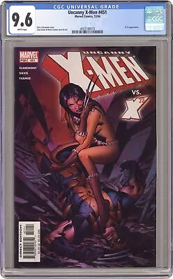 Buy Uncanny X-Men #451 CGC 9.6 2004 4003188019 • 62.46£