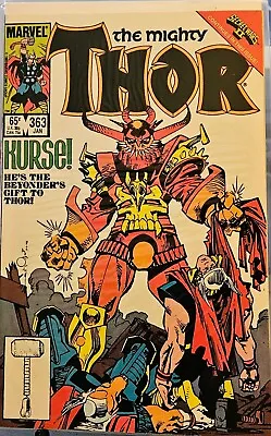 Buy The Mighty Thor 363 Secret Wars Ii Tie-in Marvel Comics 1986 • 4.82£