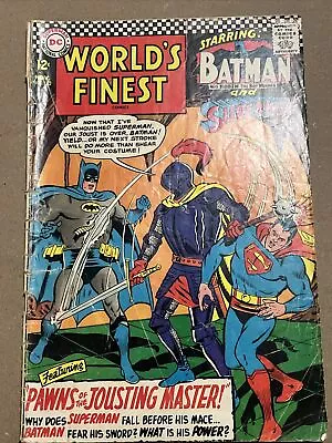 Buy World's Finest Comics #162 Silver Age Batman & Superman DC Comic 1966 X1 • 4.02£