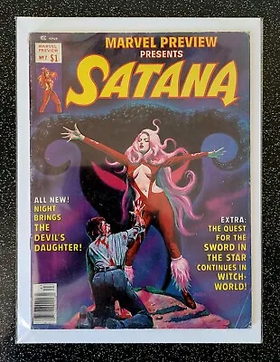 Buy Marvel Preview #7 Presents Satana 1976 - HUGE KEY 1st App. Rocket Raccoon RARE • 150£