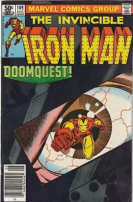 Buy The Invincible Iron Man 149 Doomquest Marvel Comics 1981 Dr Doom Cover • 7.92£