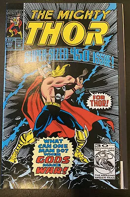 Buy The Mighty Thor 450, Marvel Comics, Super-sized 450th Issue, First App Blood Axe • 5.34£