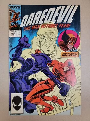 Buy Daredevil The Man Without Fear Vol. 1 #248 Nov 1987 Marvel Vintage Comic Book • 12.04£