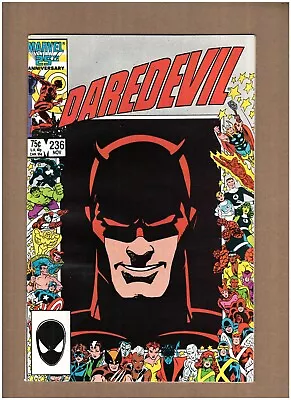 Buy Daredevil #236 Marvel Comics 1986 25th Anniversary Frame Cover FN/VF 7.0 • 4.79£