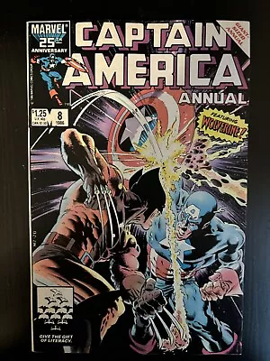 Buy Captain America Annual #8 Wolverine 1st Overrider Tess-One Iconic Zeck Cover • 27.88£