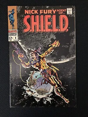 Buy Nick Fury, Agent Of Shield #6, 1968, F/VF [8.0-8.5] • 36.77£