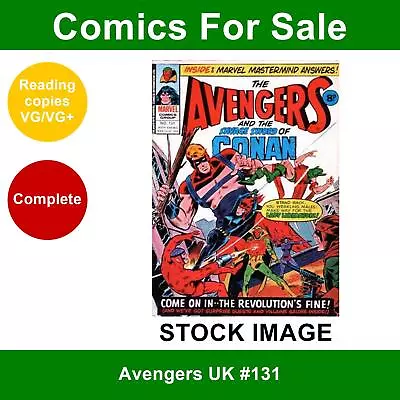 Buy Avengers UK #131 Comic - VG/VG+ 20 March 1976 - Marvel UK • 3.99£