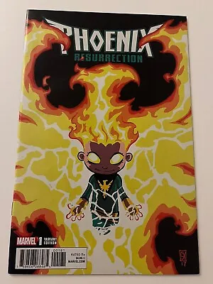 Buy Phoenix Resurrection #1 Skottie Young Baby Variant Cover Marvel Comics X Men • 35£