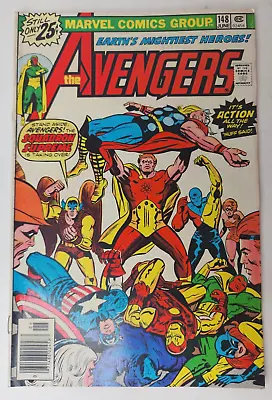 Buy Vintage The Avengers #148 Marvel 1976 Marvel Comics Group • 8.04£
