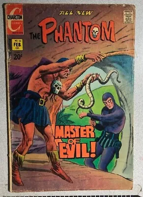 Buy THE PHANYOM #54 (1973) Charlton Comics VG+ • 10.32£