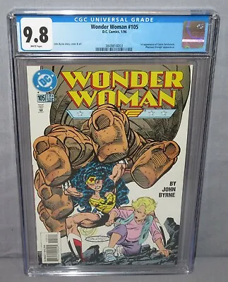 Buy WONDER WOMAN #105 (Cassie Sandsmark 1st App, Wonder Girl) CGC 9.8 NM/MT DC 1996 • 149.78£