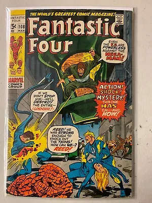 Buy Fantastic Four #108 1st Appearance Nega-Man 4.0 (1971) • 8£