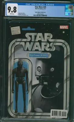 Buy Star Wars # 29  JTC Action Figure Variant CGC 9.8 WP FREE SHIPPING K-250 US SELL • 98.21£