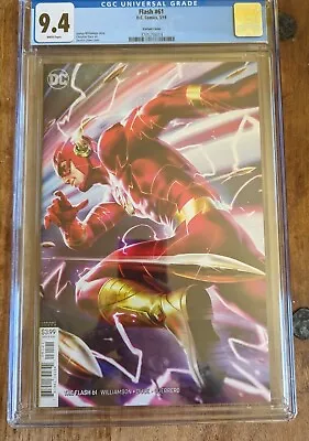 Buy DC Comics The Flash #61 Virgin Variant 9.4 CGC Graded • 50£