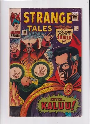 Buy Strange Tales (1951) # 148 UK Price (4.0-VG) (1908552) Nick Fury, A.I.M., Kal... • 18£
