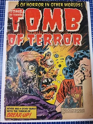 Buy Tomb Of Terror #15 (1954) Classic Lee Elias Art - Back Cover Missing • 1,562.26£
