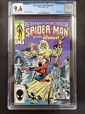 Buy Spectacular Spider-man 97 Cgc 9.6 1984 1st App Jonathan Ohnn (spot) • 59.30£