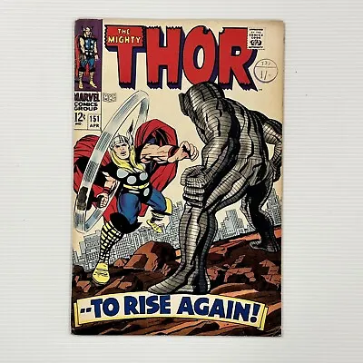 Buy The Mighty Thor #151 1968 FN Cent Copy • 36£