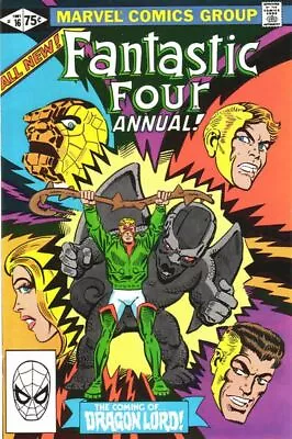 Buy Fantastic Four Annual #16 (1981) 1st App. Dragon Lord In 8.0 Very Fine • 5.62£