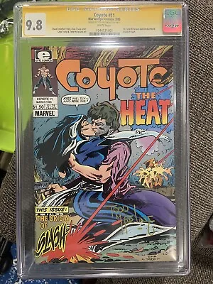 Buy Coyote #11 CGC 9.8 SS Todd McFarlane 1st Published Artwork: Full Signature!!!!!! • 922.83£