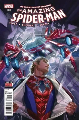 Buy AMAZING SPIDER-MAN ISSUE 8 - FIRST 1st PRINT - SLOTT MARVEL COMICS 2016 • 4.95£