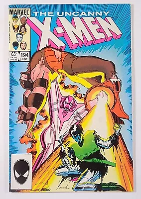 Buy Uncanny X-Men #194 High Grade Direct 1st App Of Fenris Twins Marvel 1985 • 7.88£