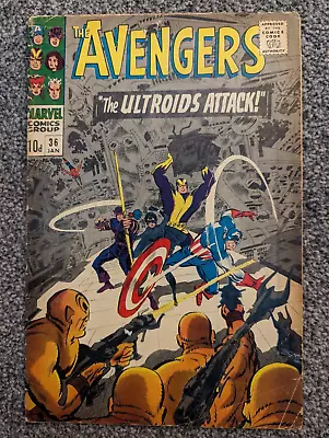 Buy The Avengers 36. 1967 Marvel Silver Age. Black Widow. Combined Postage • 9.98£
