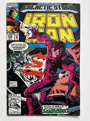 Buy Iron Man #278  MARVEL Comics 1992 Galactic Storm Part 6 • 4£