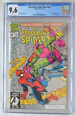 Buy SPECTACULAR SPIDER-MAN #200 (1993) CGC 9.6 (NM+) WHITE Pages - Holo-Grafix Cover • 51.78£