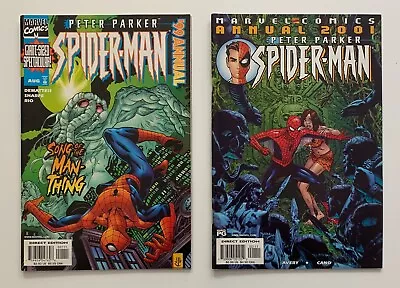 Buy Peter Parker Spider-Man Annuals 1999 & 2001 (Marvel) 2 X VF- Issues. • 8.95£