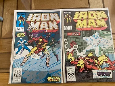 Buy Iron Man 239 240 Ghost Story Line 1989 Editions • 10£
