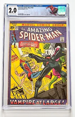 Buy Amazing Spider-man #102 Cgc 2.0 Ow/white Pages 2nd Morbius & Origin Marvel 1971! • 45.73£
