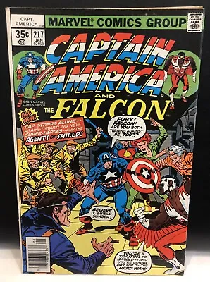Buy CAPTAIN AMERICA #217 Comic Marvel Comics Mark Jewelers 1st App Quasar 7.5 • 139.99£