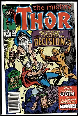 Buy 1989 Mighty Thor #408 Newsstand Marvel Comic • 5.53£