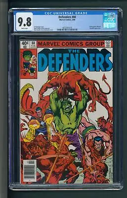 Buy Defenders #80 CGC 9.8 White Pages Hulk Doctor Strange Namor • 121.63£