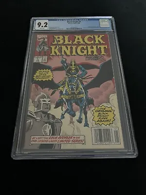 Buy Marvel Comics Black Knight #1 CGC 9.2 White Pages Original Black Knight Returns • 36.81£