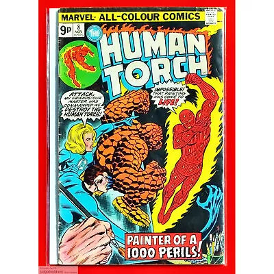 Buy The Human Torch # 8    1 Marvel Comic Book Issue Bag And Board 1975 (Lot 2264 • 8.99£