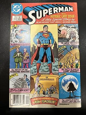 Buy Superman 423 Last Original Series Alan Moore Newsstand 1986.    🔥 • 8.77£