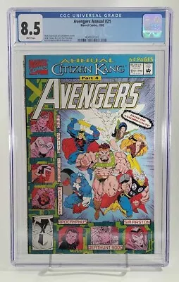 Buy Avengers Annual #21 CGC 8.5 Marvel Comics Citizen Kang Story • 35.74£