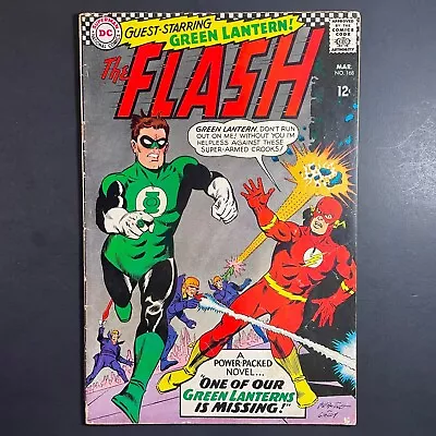 Buy Flash 168 Silver Age DC 1967 Green Lantern Carmine Infantino Cover John Broome • 15.95£